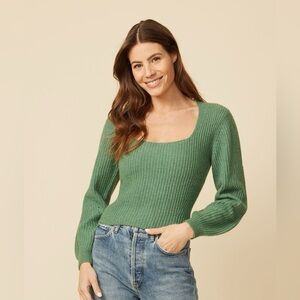 NWT One Grey Day REVOLVE Sienna Sweater – Kelp green Sweater